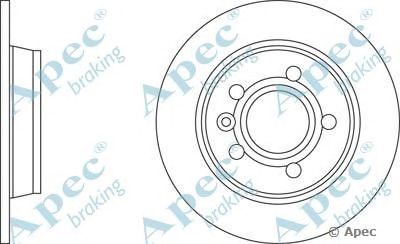 APEC BRAKING dsk710 -  Тормозной диск
